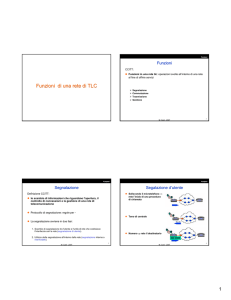 Funzioni di una rete di TLC