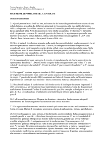 Trasferimento genetico e mappatura genetica nei batteri e nei