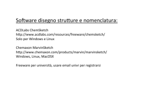 Software disegno struture e nomenclatura