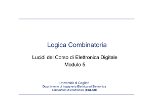 Logica Combinatoria - Ingegneria elettrica ed elettronica