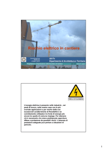 Rischio elettrico in cantiere