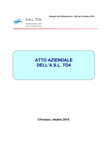 ATTO AZIENDALE DELL`A.S.L. TO4