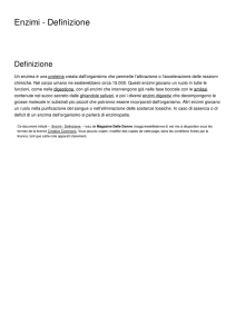 Enzimi - Definizione - Magazine Delle Donne