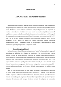 capitolo 6 amplificatori a componenti discreti