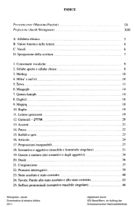Presentazione (Massimo Pazzini) Prefazione (Jacob Weingreen)