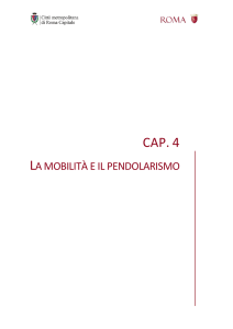 Mobilità e pendolarismo - Città metropolitana di Roma Capitale