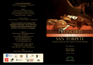 i concerti san torpete - Compagnia di San Paolo