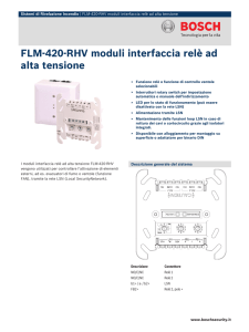 FLM‑420‑RHV moduli interfaccia relè ad alta tensione
