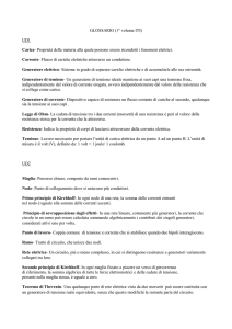 GLOSSARIO (1° volume ITI) UD1 Carica