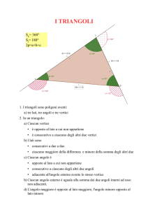 Scheda sul triangolo