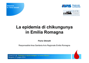 La epidemia di chikungunya in Emilia Romagna