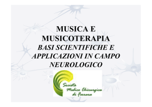 Cervello e Musica fondamenti neuroscientifici