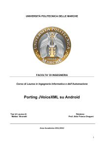 Porting JVoiceXML su Android