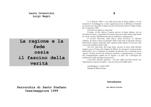 La ragione e la fede ossia il fascino della verità