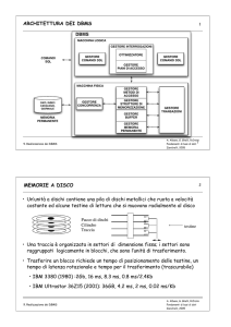 Realizzazione dei DBMS - Fondamenti di Basi di Dati