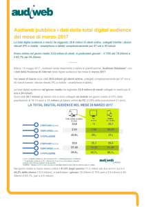 Audiweb_Comunicato Stampa_Internet Audience_Marzo_2017