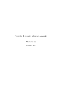 Progetto di circuiti integrati analogici