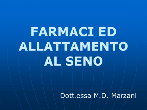 FARMACI ED ALLATTAMNETO AL SENO
