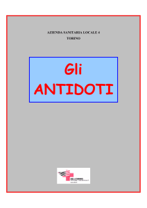 Gli ANTIDOTI