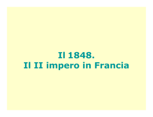 Il 1848. Il II impero in Francia