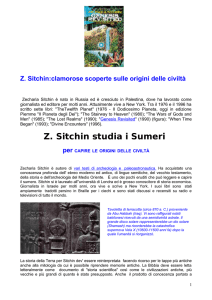 Z. Sitchin studia i Sumeri