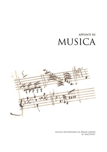 APPUNTI DI MUSICA