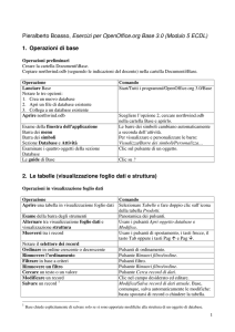 Pieralberto Boasso, Esercizi per OpenOffice.org Base 3.0 (Modulo 5