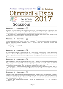 Soluzioni - liceo g. bruno