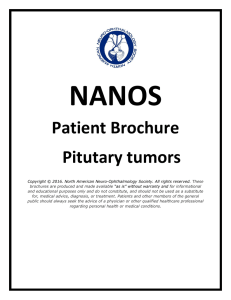 Patient Brochure Pitutary tumors