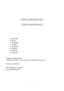 tracce mitiche nel linguaggio reale