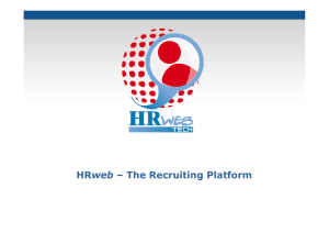 HRweb – The Recruiting Platform