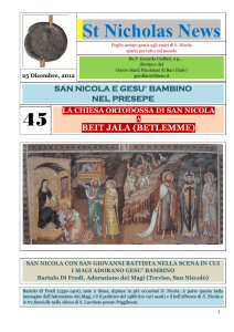 St Nicholas News 22 45 - Centro Studi Nicolaiani