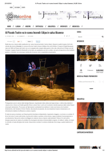 Leggi l`articolo - Sardegna Teatro