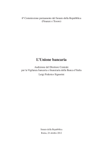 L`Unione bancaria