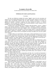 Lezione all`Università di Parma