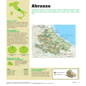 Abruzzo - Zanichelli online per la scuola