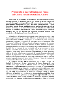 Com. Stagione Prosa 16-17 - Il Centro Servizi Culturali Santa Chiara