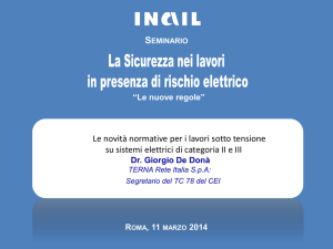 Le novità normative per i lavori sotto tensione su sistemi