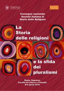 Programma - Società Italiana di Storia delle Religioni