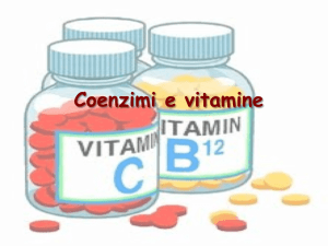 8 - Coenzimi e vitamine