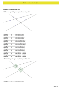 Geometria euclidea-Esercizi 39-41 39) Data la seguente figura