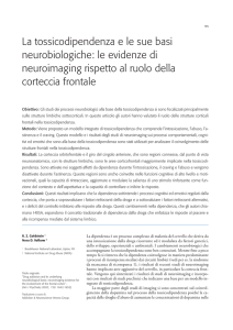 La tossicodipendenza e le sue basi neurobiologiche