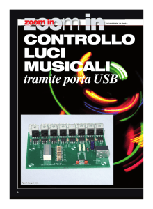 controllo luci musicali