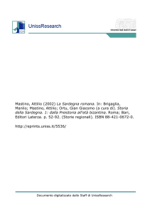 Mastino, Attilio (2002) La Sardegna romana. In: Brigaglia, Manlio