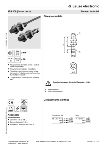 Accessori: Disegno quotato Collegamento elettrico ISS 208 (forma