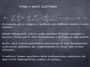 13. atomi a molti elettroni - e