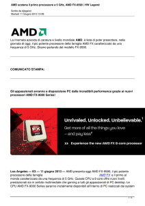 AMD scatena il primo processore a 5 GHz, AMD FX