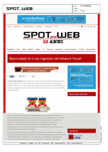 Spotandweb.it - mysocialpet fa il suo ingresso nel network tiscali