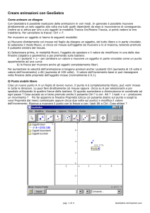 Creare animazioni con GeoGebra