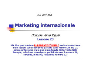 Marketing internazionale